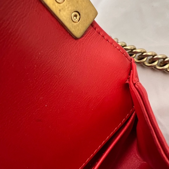 CHANEL
Red Python And Leather Medium Boy Flap Bag - Picture 10 of 13